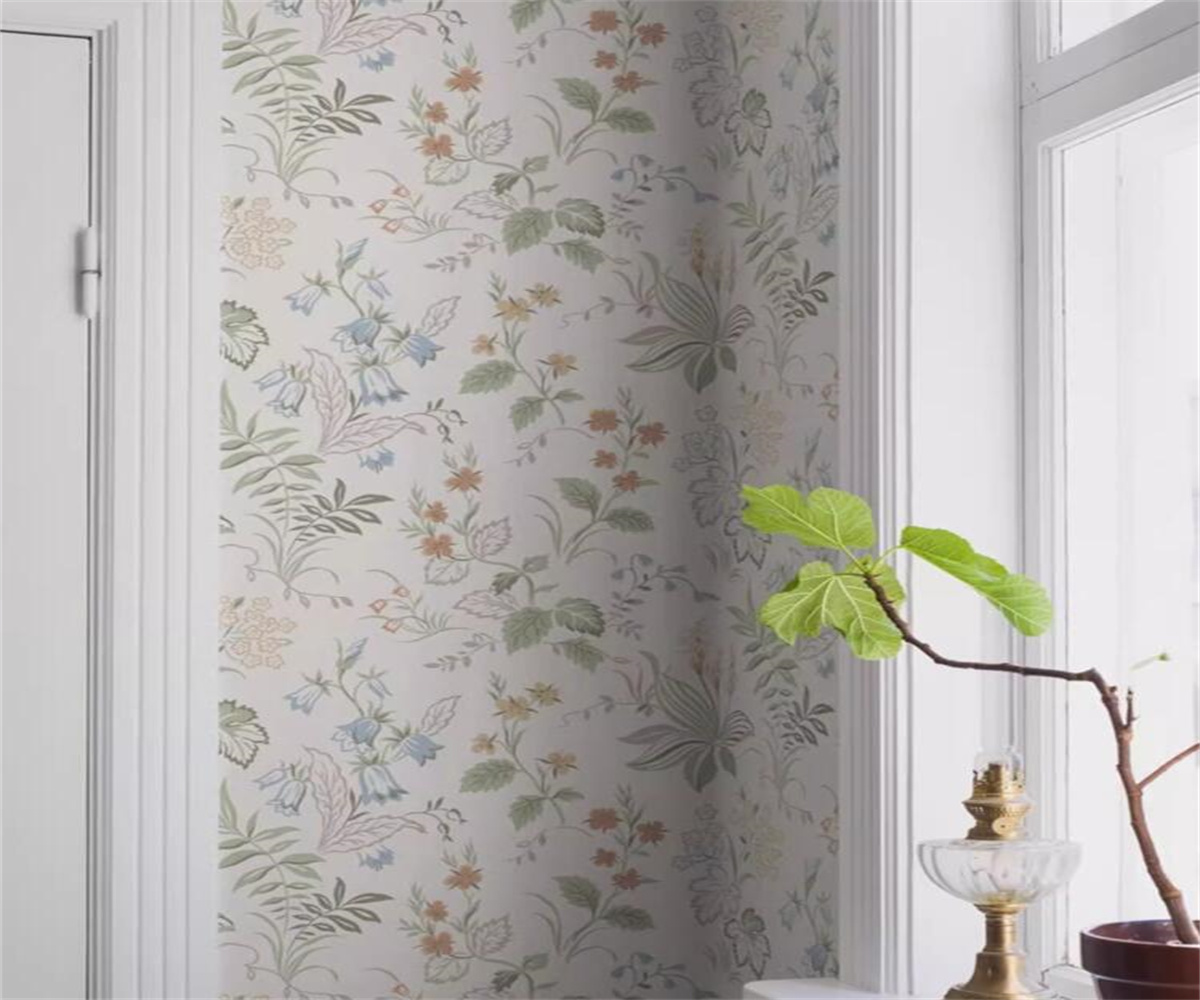 Herbal Wallpaper - Custom Wallpaper European Pastoral Multi-Style Flower