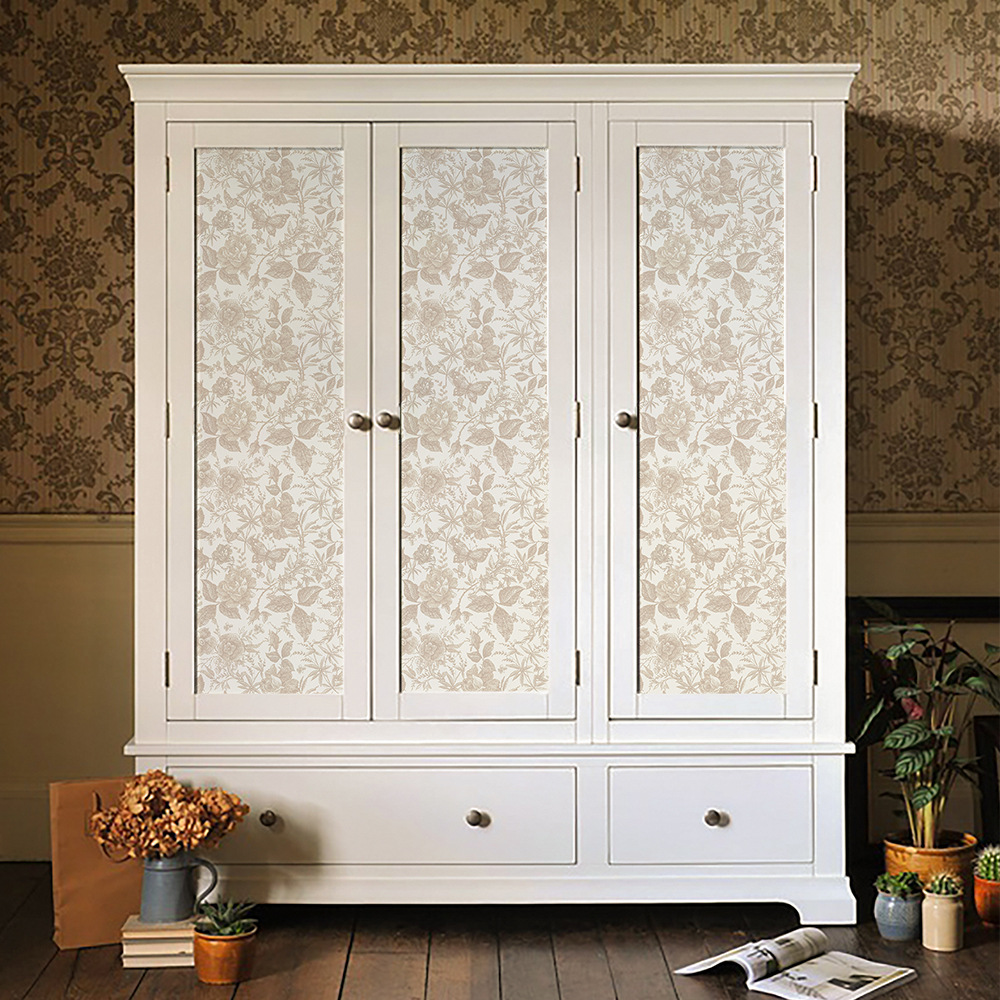 Vintage Rose Flower Wallpaper  - Herbal Wallpaper recension och pris