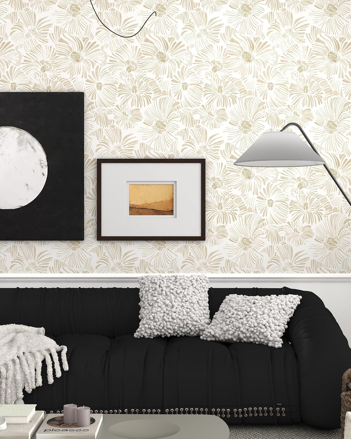 Modern Peel and Stick Wallpape - Herbal Wallpaper recension och pris
