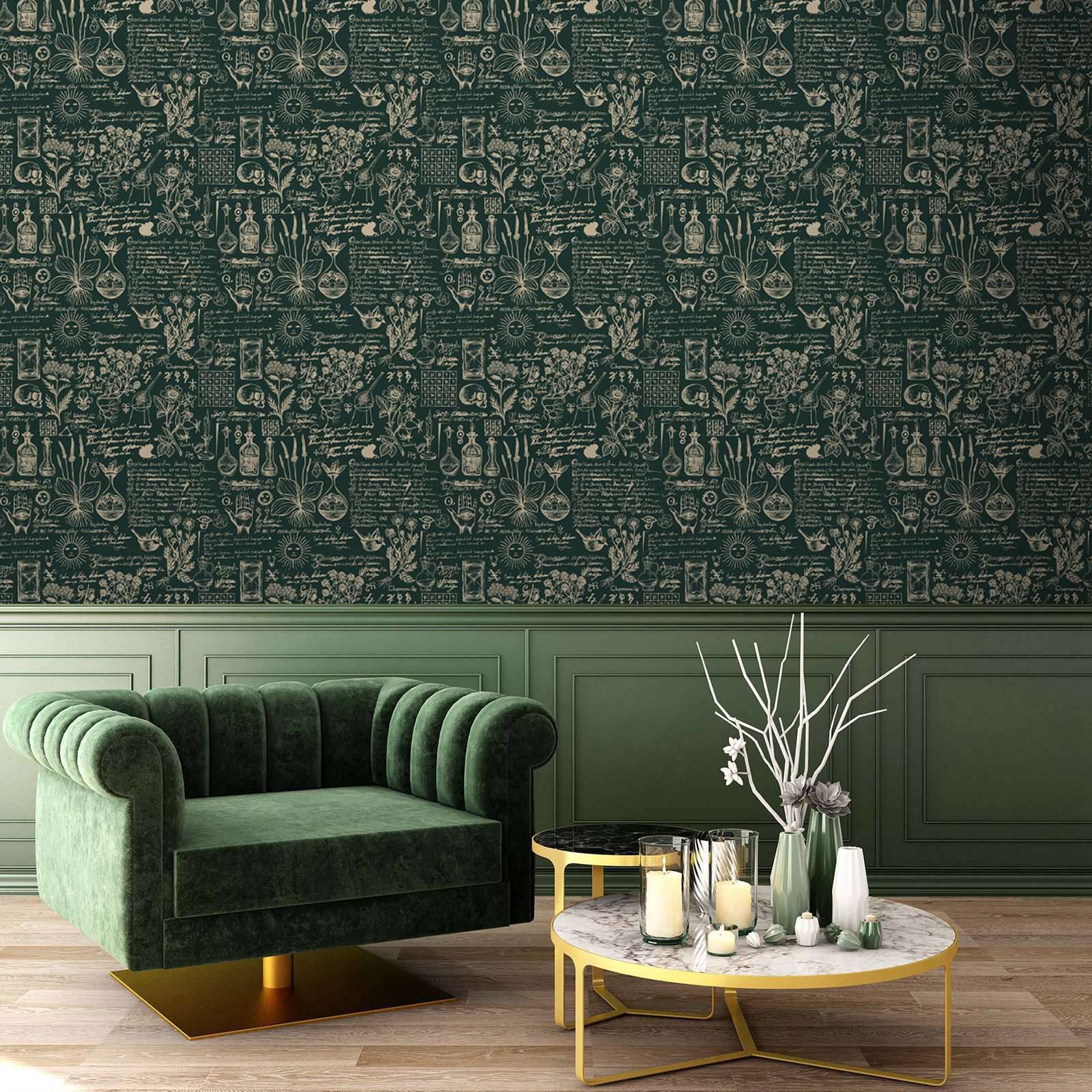 Green Medicine And Herbal Wall - Herbal Wallpaper recension och pris