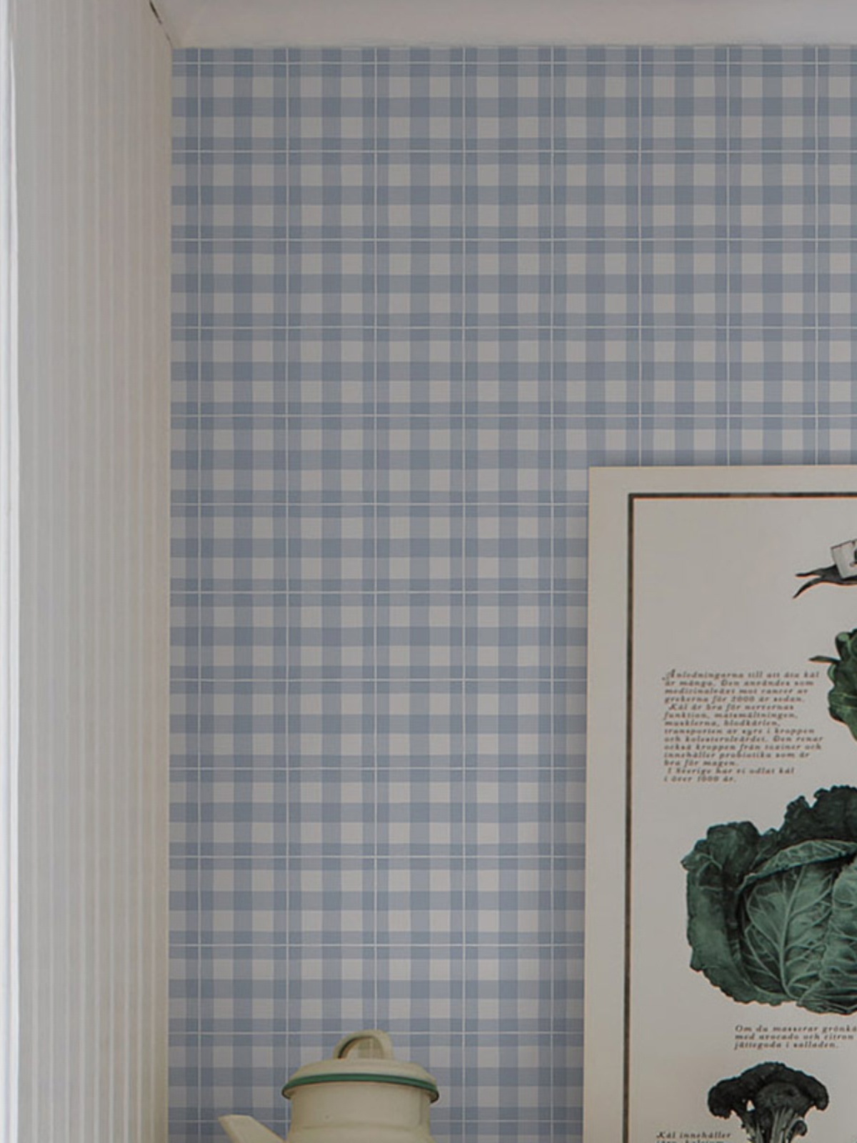 custom Modern minimalist grid  - Herbal Wallpaper recension och pris